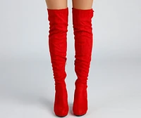 Sultry Luxe Over-The-Knee Boots