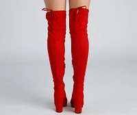 Sultry Luxe Over-The-Knee Boots