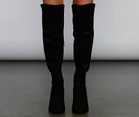 Trendsetter Knee-High Lug Boots