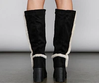 Chic And Cozy Sherpa Detailed Boots
