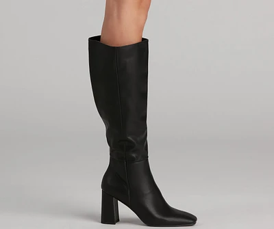 Walk It Out Style Faux Leather Boots