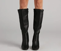 Walk It Out Style Faux Leather Boots