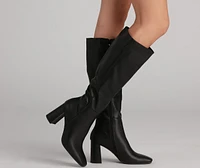 Walk It Out Style Faux Leather Boots