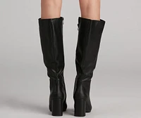 Walk It Out Style Faux Leather Boots