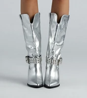 New Sheriff Town Western Buckle Boots