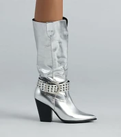 New Sheriff Town Western Buckle Boots
