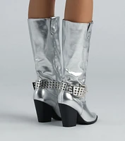 New Sheriff Town Western Buckle Boots