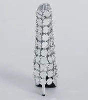 Flashy Glam Sequin Stiletto Boots