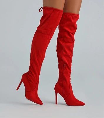 Heat Up The Night Over-The-Knee Stiletto Boots