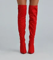 Heat Up The Night Over-The-Knee Stiletto Boots