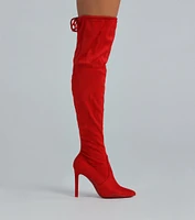 Heat Up The Night Over-The-Knee Stiletto Boots