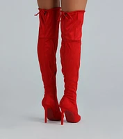 Heat Up The Night Over-The-Knee Stiletto Boots