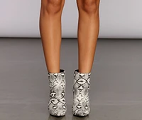 Fierce Fang Stiletto Booties