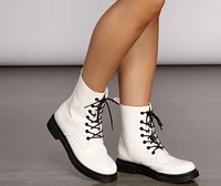 Lead On Combat Boots