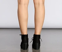 Essential Lace Up Booties