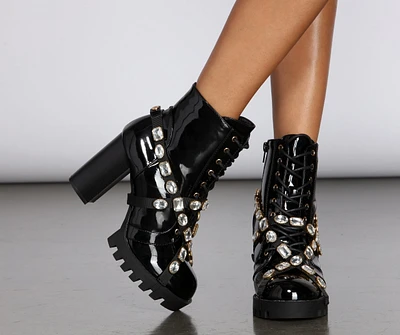 Gemstone Babe Lug Boots