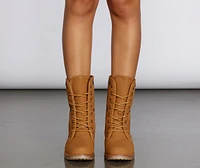 Sherpa Lined Combat Boots