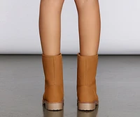 Sherpa Lined Combat Boots