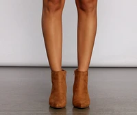 The Everyday Faux Suede Booties