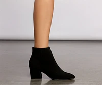 Step Out Style Block Heel Booties
