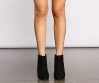 Slay Basic Faux Suede Booties