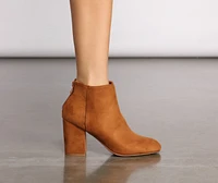 Slay Basic Faux Suede Booties