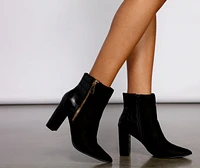 Step It Up Snake Print Booties