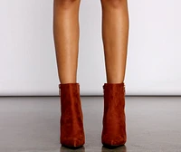 Step It Up Snake Print Booties