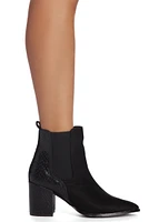 Venomous Studded Snake Booties