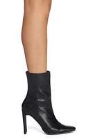 Kind Of A Baddie Snake Booties