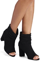 Scrunch Time Open Toe Bootie