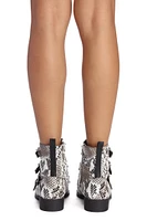 Buckle Down Snake Booties