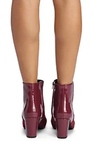 Contrasting Elements Block Heel Booties