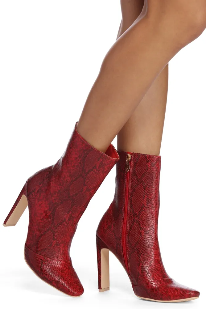 windsor snakeskin boots