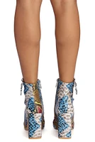 Step Out Snake Booties