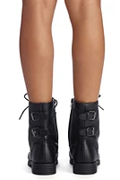 Buckle Up Combat Boots