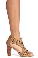 Moving On Stacked Booties