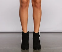 Cute And Cozy Faux Suede Booties