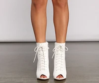 A Chic Moment Stiletto Booties