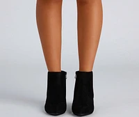 Simple Chic Block Heel Booties