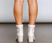 Love That Look Lace-Up Booties