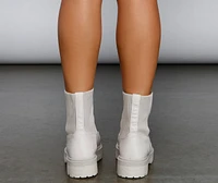 A Total Vibe Lug Sole Booties