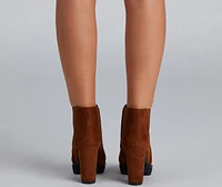 Elevated And Edgy Lug Sole Booties