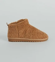 Plush Comfort Faux Sherpa Booties