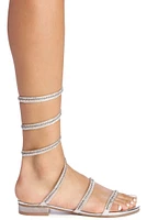 Glitz Rhinestones Chrome Sandals