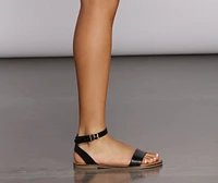 Staple Strap Sandals