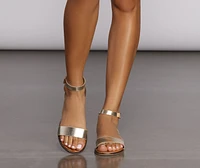 Staple Strap Sandals