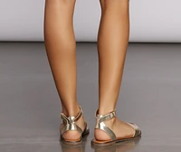 Staple Strap Sandals