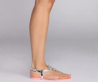 Jeweled Jelly Sandals