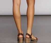 Stun Snake Sandal Heels